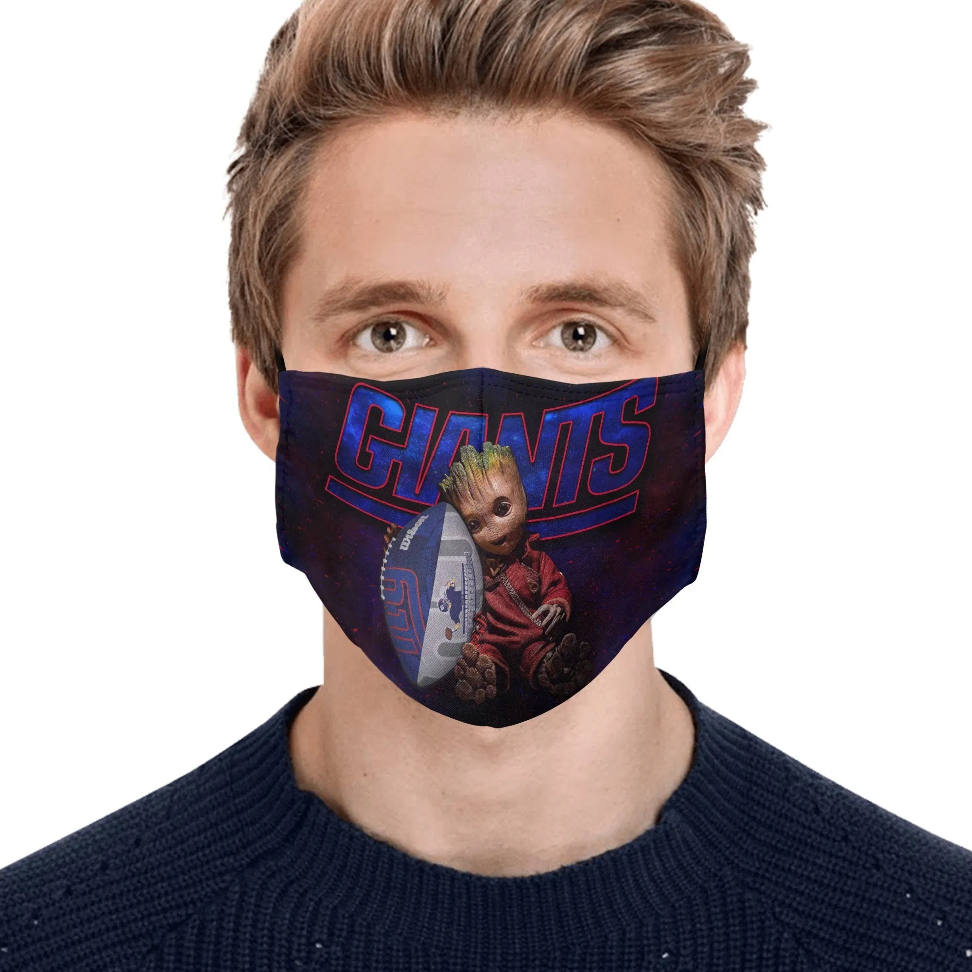 Baby Groot New York Giants Face Mask 7
