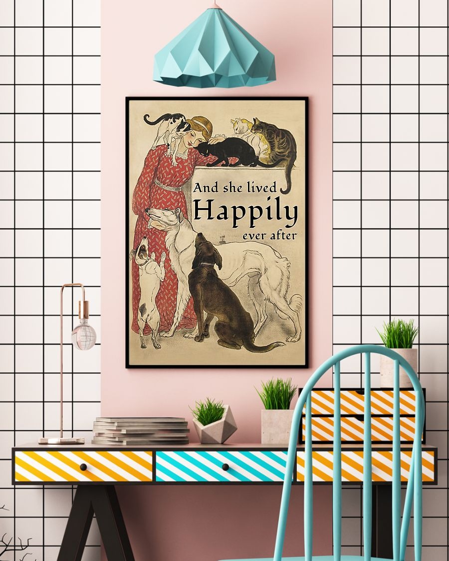 Dogs and Cats and she lived happily ever after poster 4