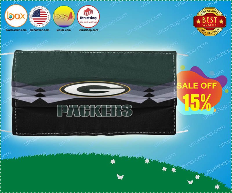 Green bay Packers face mask 2