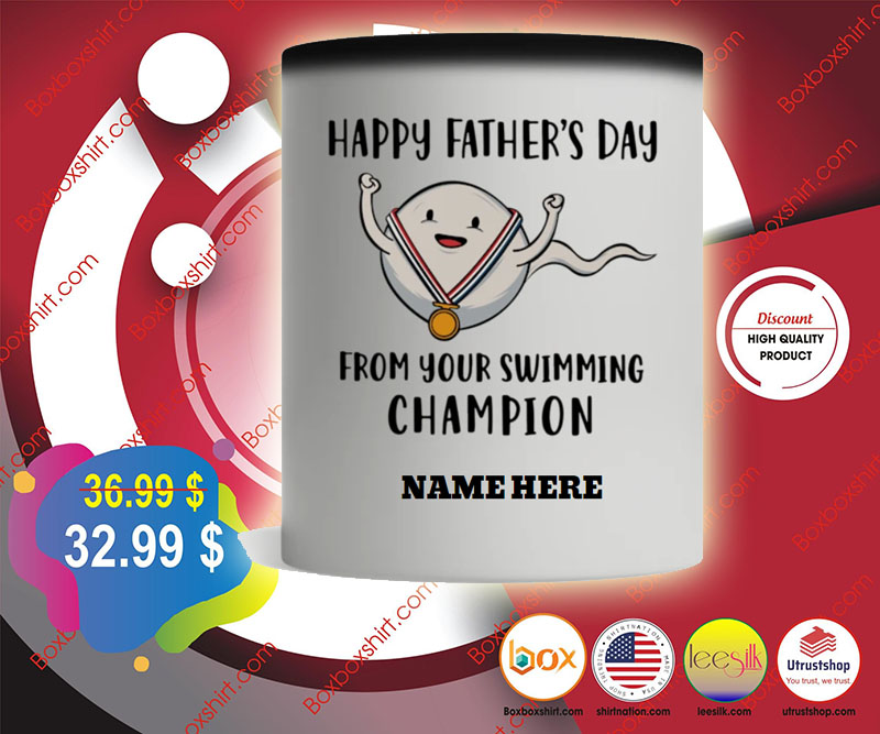 Happy father's day from your swimming champion mug 2