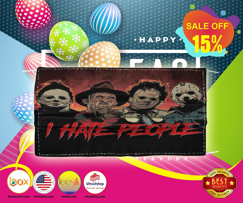 Horror I hate people face mask 4