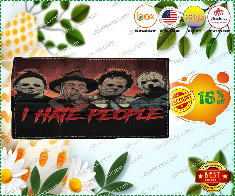 Horror I hate people face mask 3