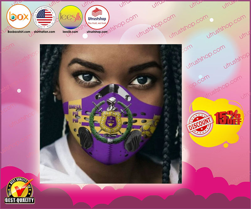 Omega Psi Phi filter face mask 5