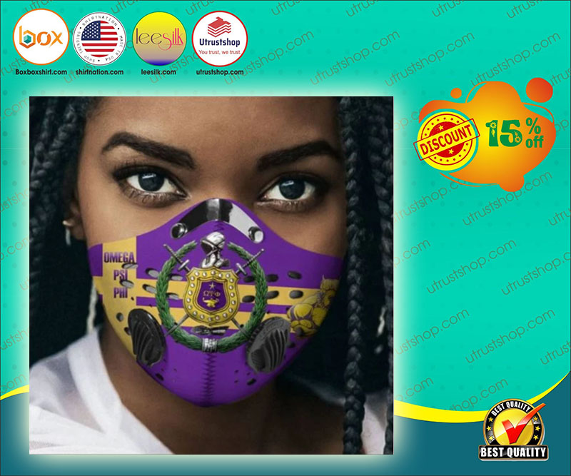Omega Psi Phi filter face mask 4