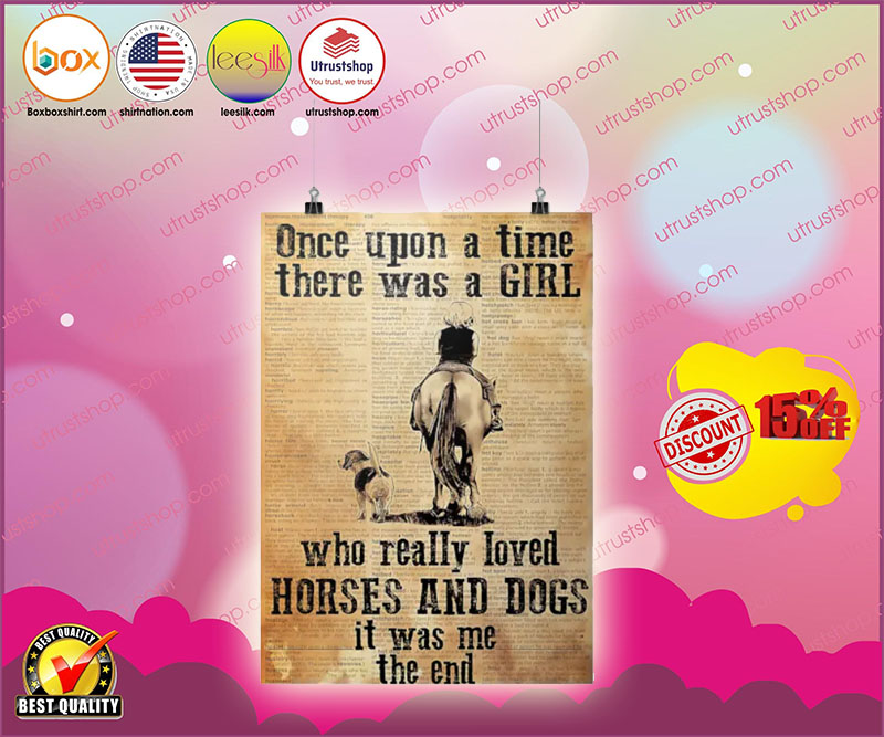Once upon a time there was a girl who really loved horses and dogs poster 3