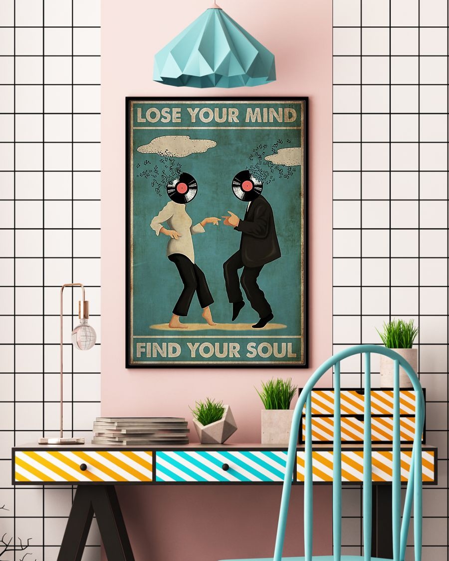 Pulp fiction lose your mind find your soul poster 2