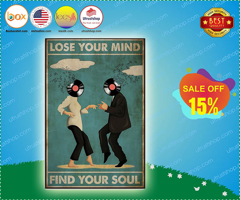 Pulp fiction lose your mind find your soul poster 3