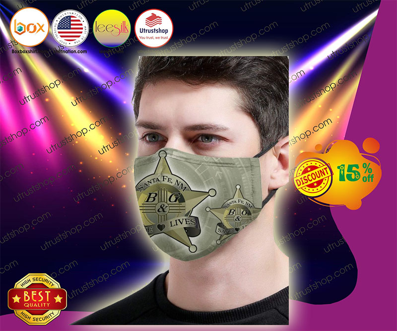 Santa Fe BG and save lives face mask 4