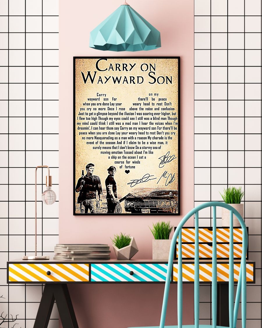 Supernatural carry on wayward son poster 2