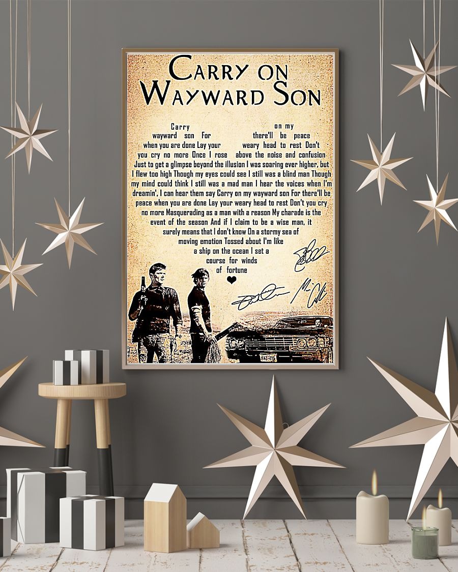 Supernatural carry on wayward son poster 3