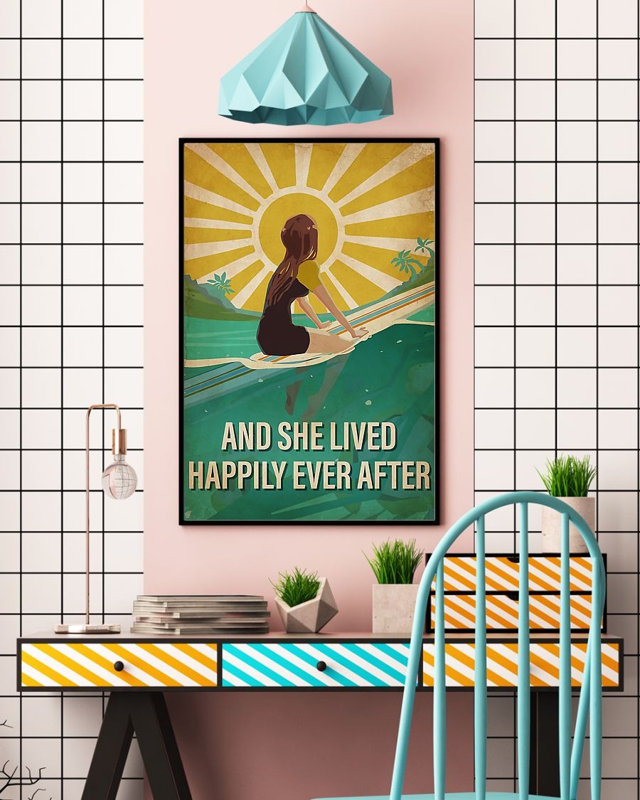 Surfing and she lived after ever poster 2