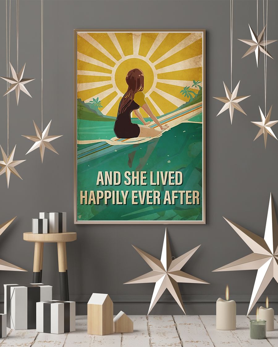 Surfing and she lived after ever poster 3