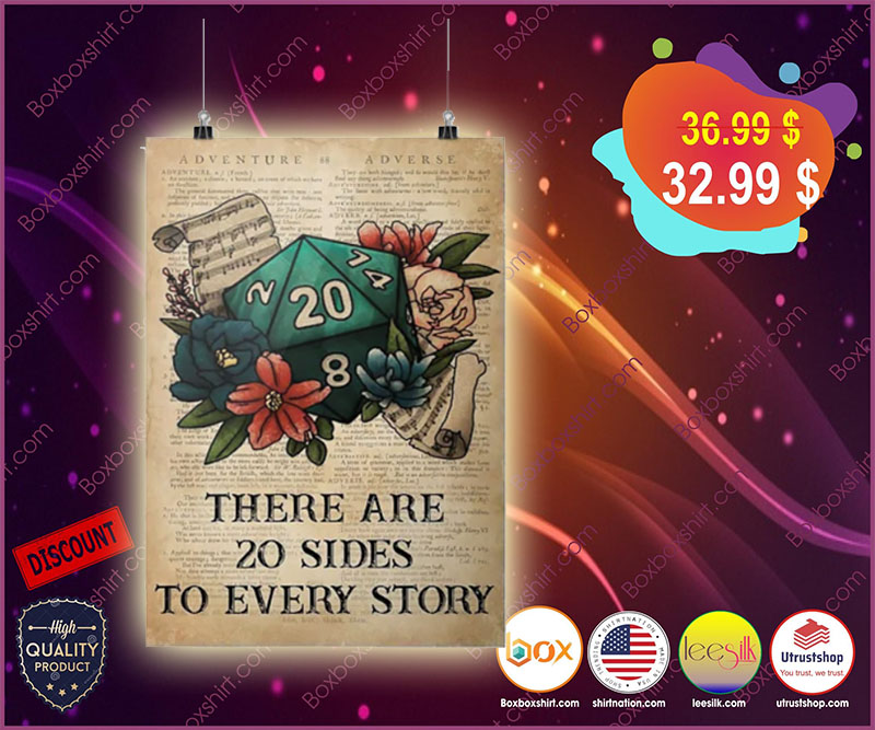 There are 20 sides to every story poster 2