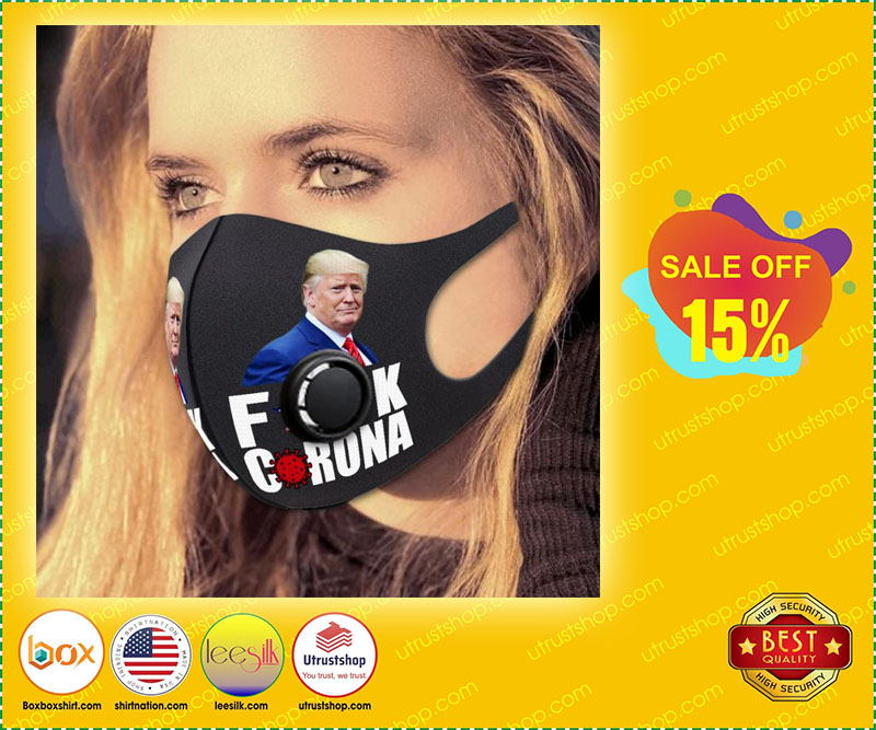Trump fuck corona face mask 2