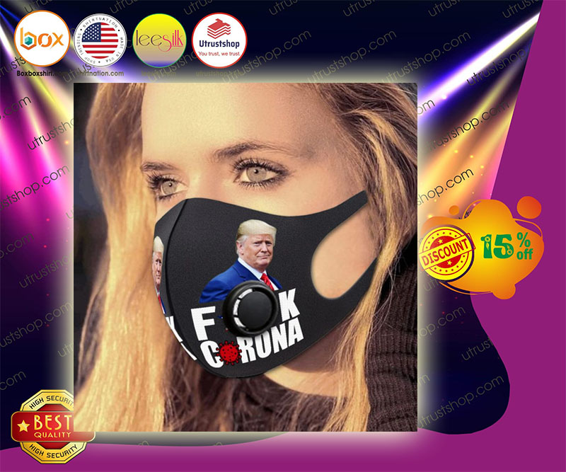 Trump fuck corona face mask 3
