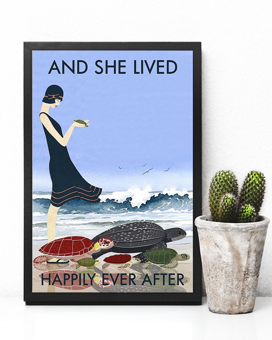 Turtle and she lived happily ever after poster 4