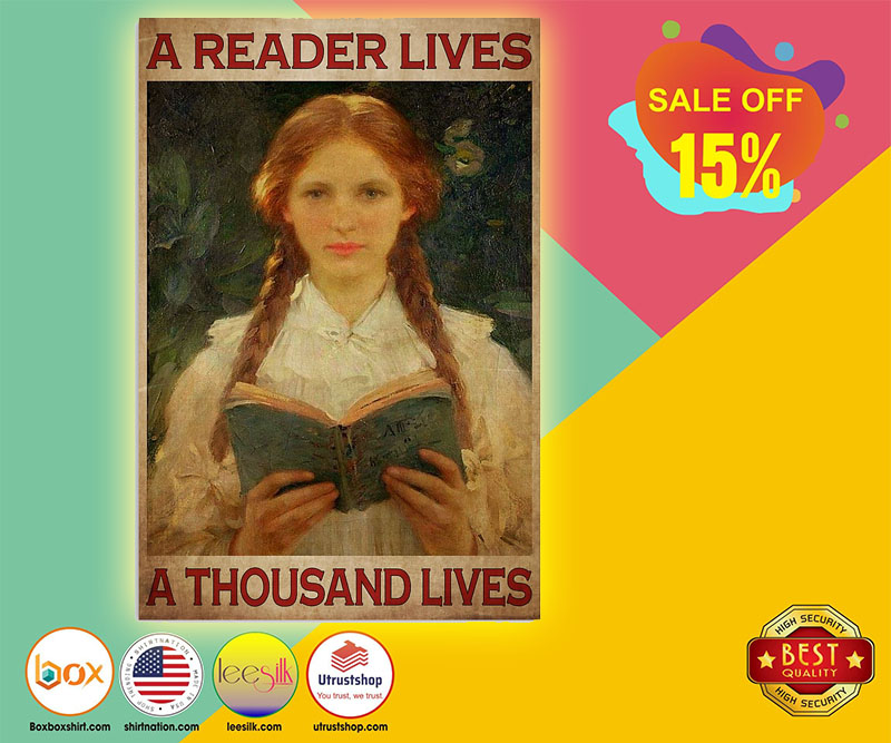 A reader lives a thousand lives poster 5