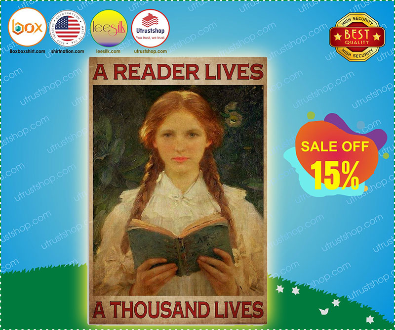 A reader lives a thousand lives poster 4