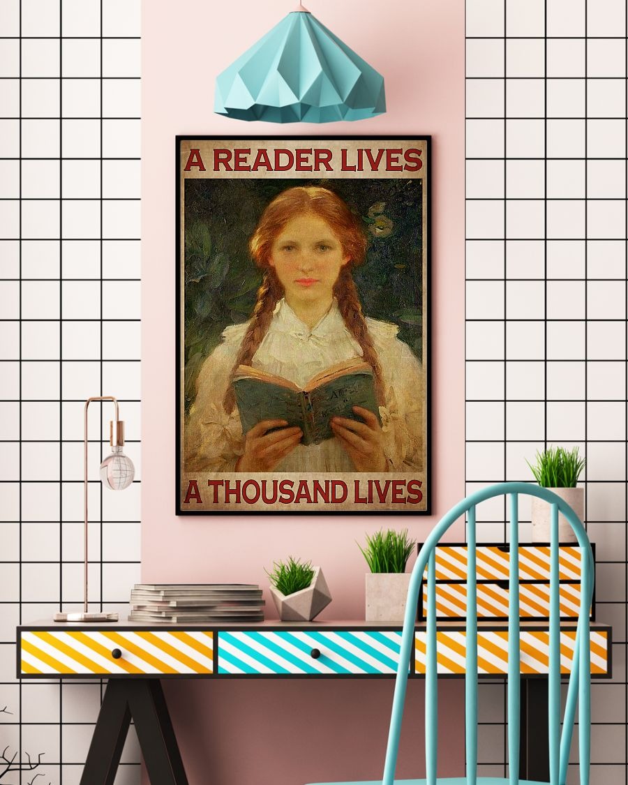 A reader lives a thousand lives poster 3