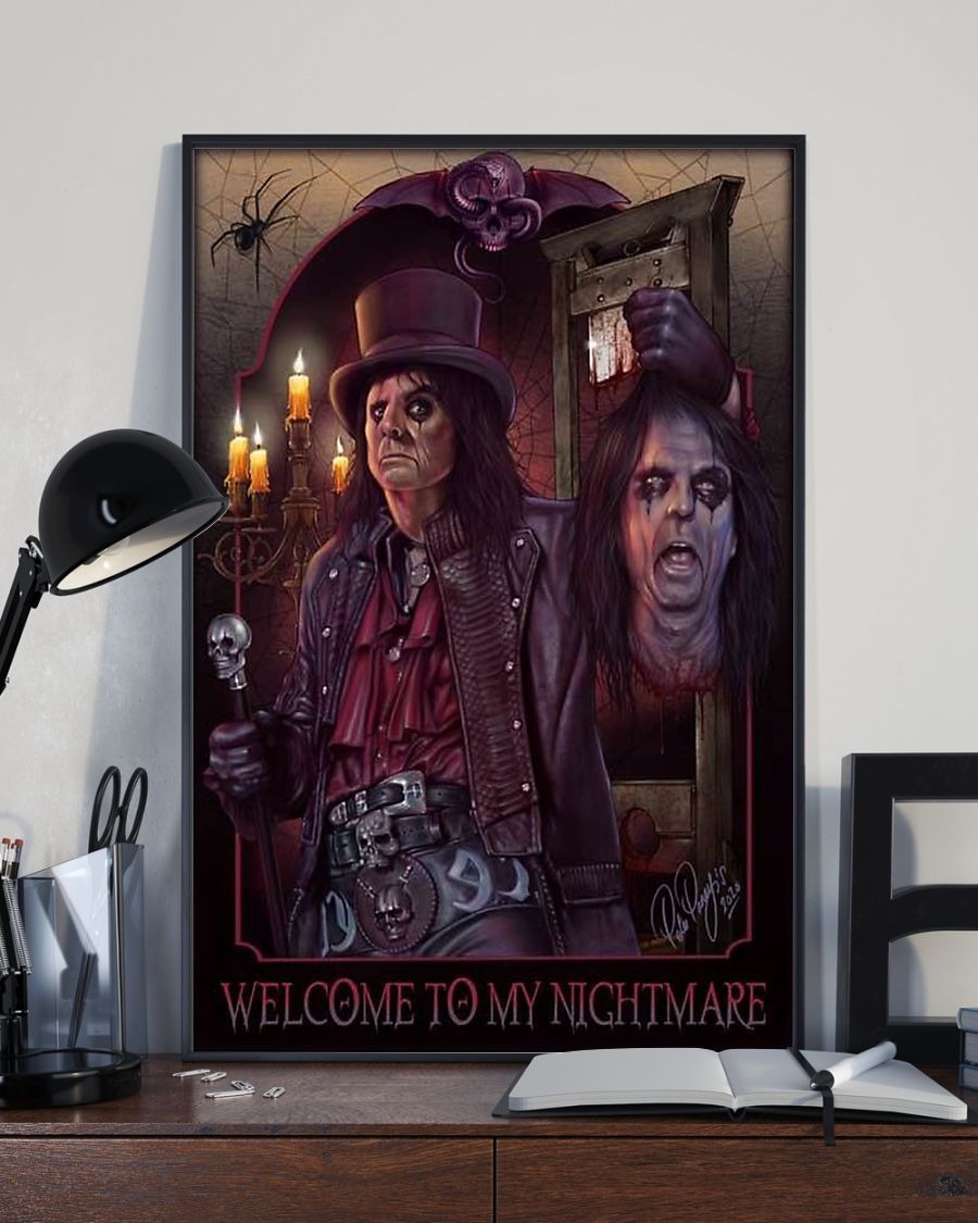 Alice Cooper welcome to my nightmare poster 1