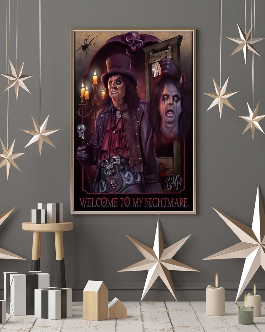Alice Cooper welcome to my nightmare poster 8