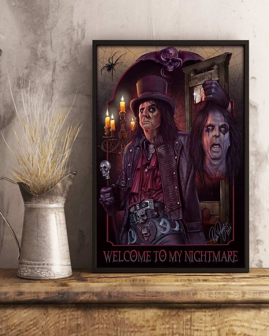 Alice Cooper welcome to my nightmare poster 7