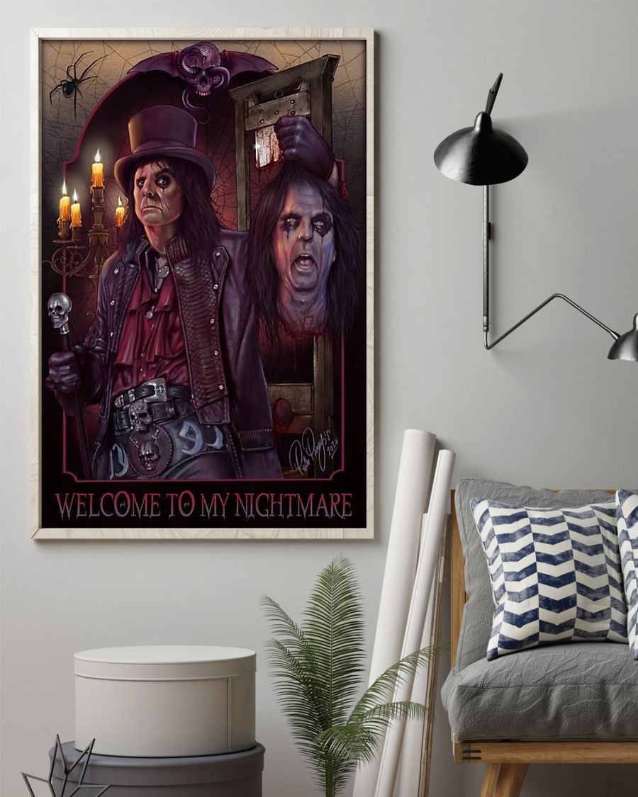 Alice Cooper welcome to my nightmare poster 6