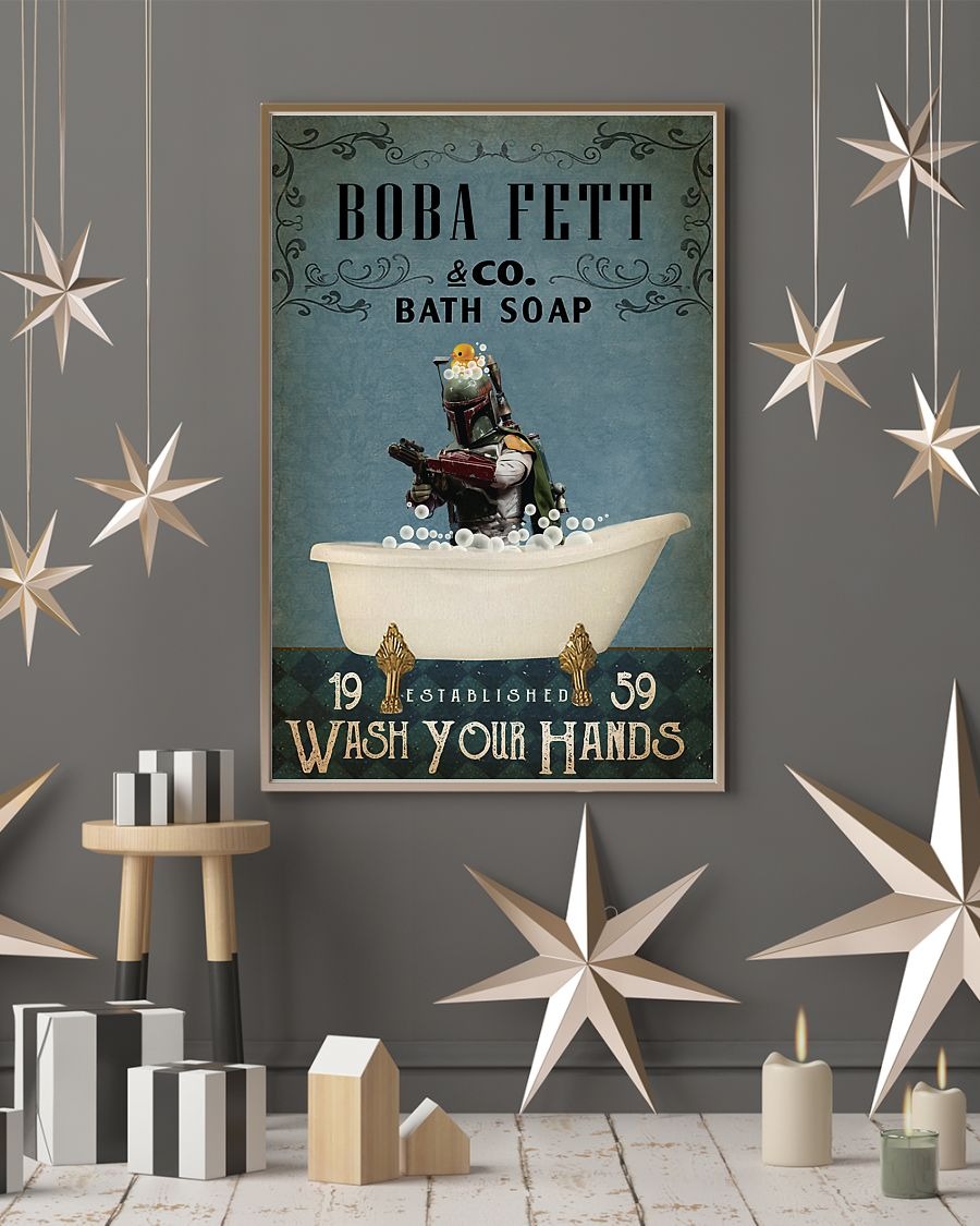 Boba fett co bath soap poster 2