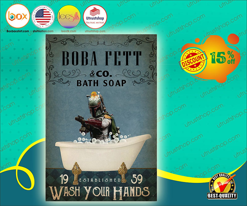 Boba fett co bath soap poster 5