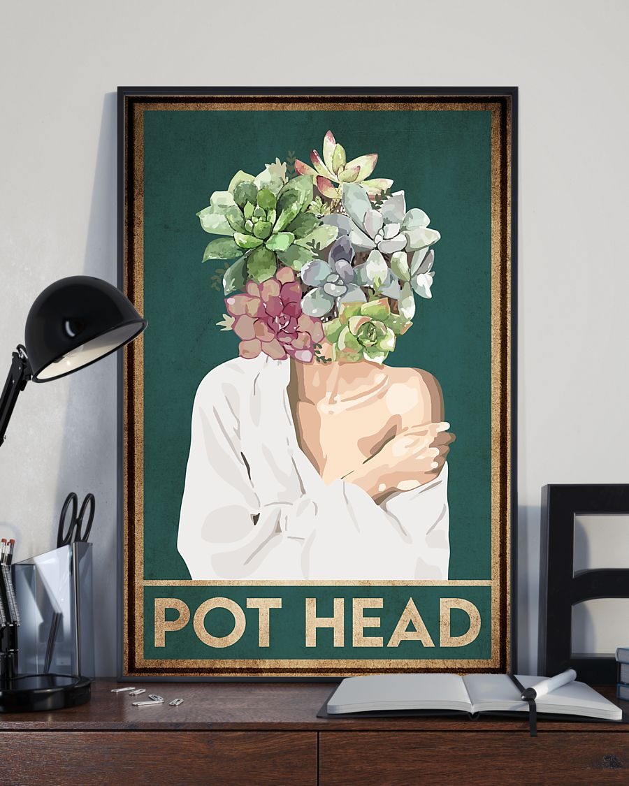Garden pot head poster 2