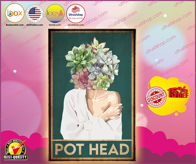Garden pot head poster 4