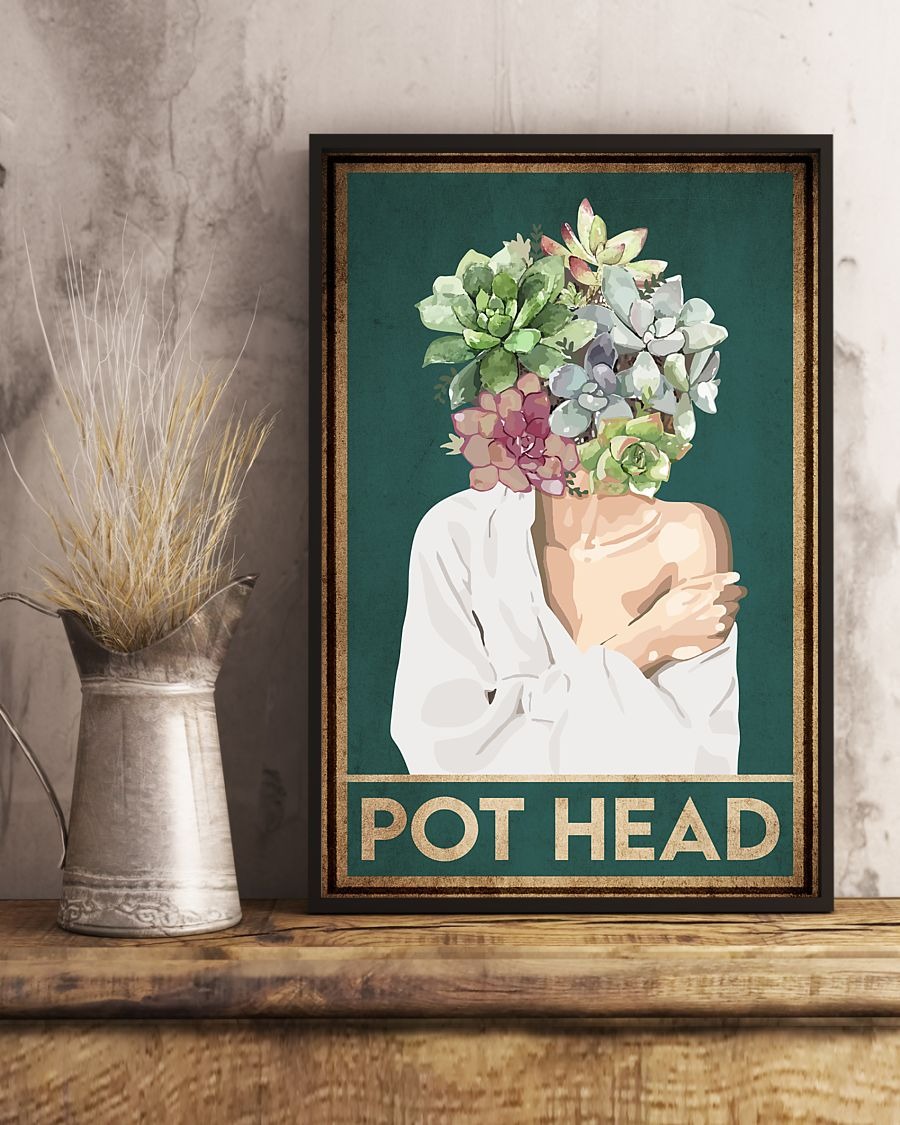 Garden pot head poster 3