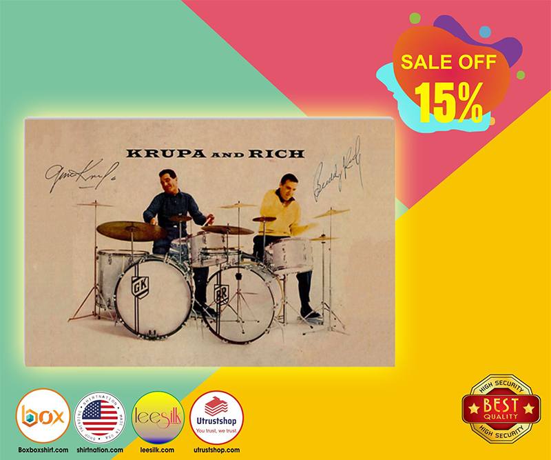 Krupa and Rich signatures poster 4