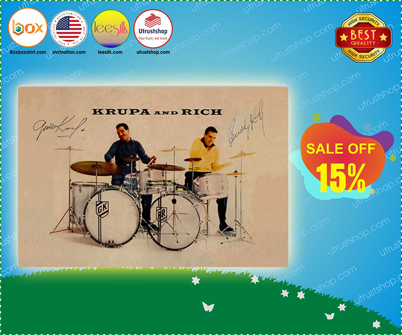Krupa and Rich signatures poster 3