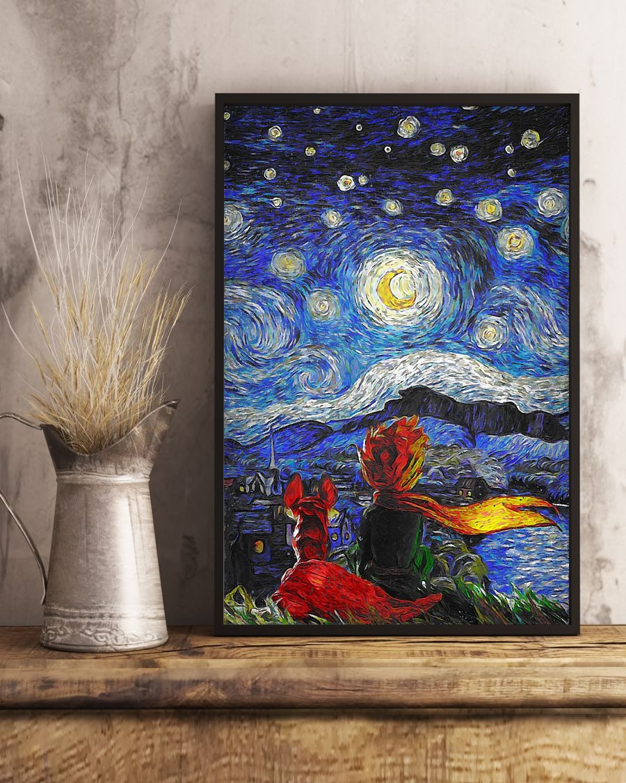 Little Price and fox starry night poster 8