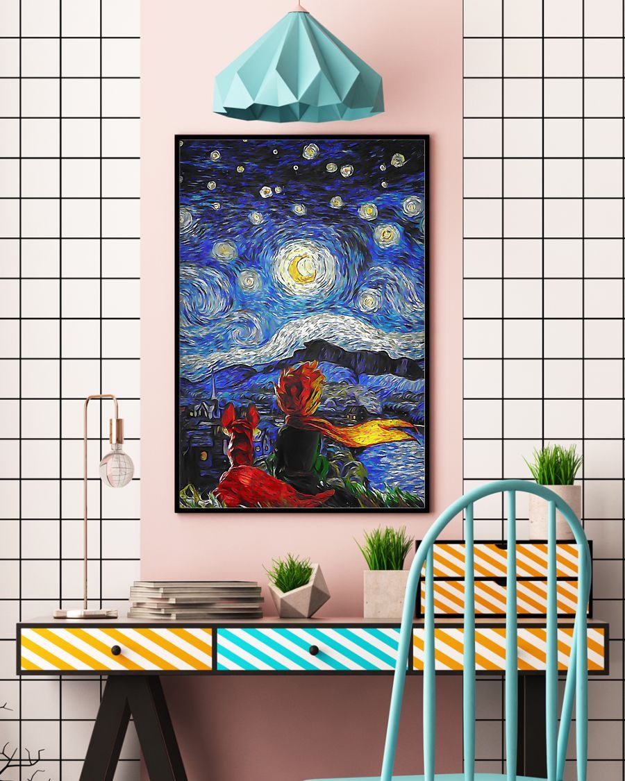 Little Price and fox starry night poster 7