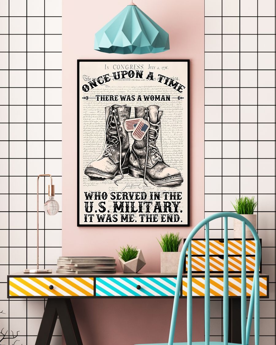 Once upon a time there was a woman who served in the US military poster 2