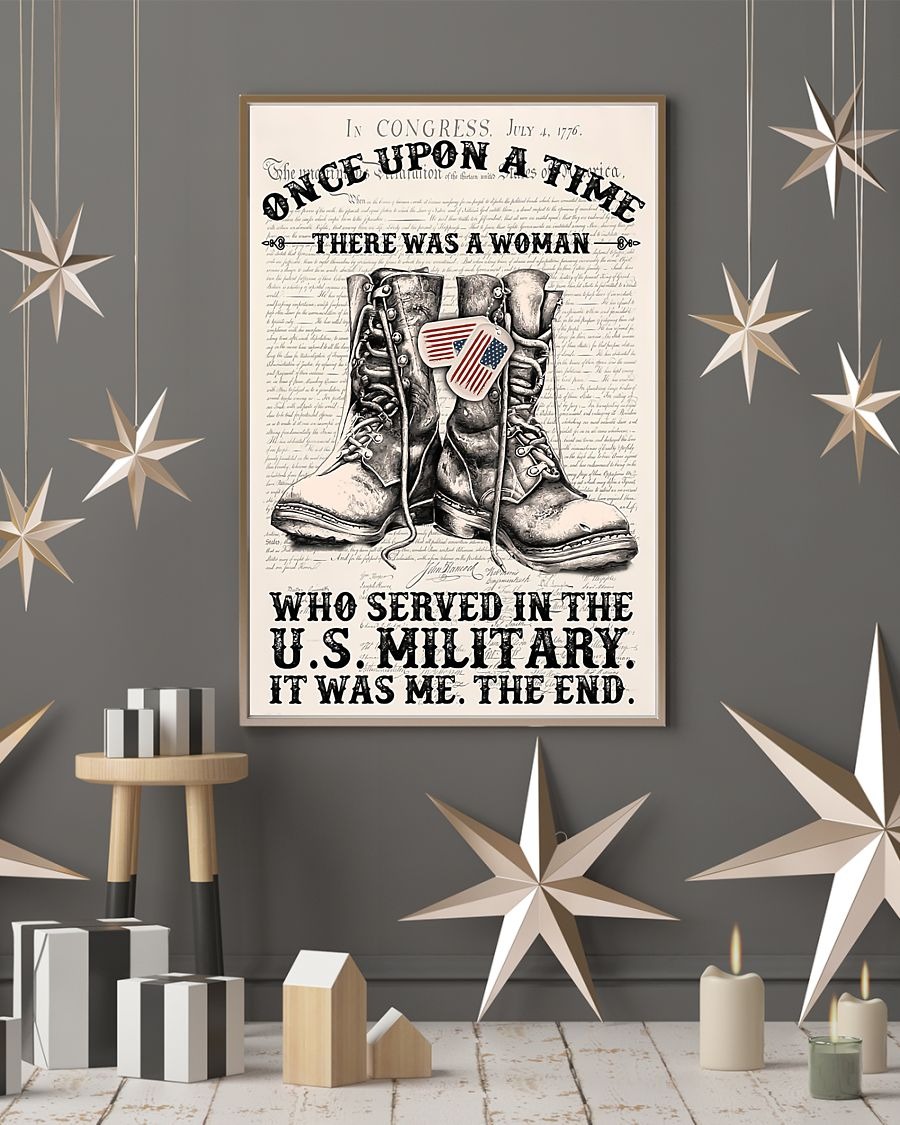 Once upon a time there was a woman who served in the US military poster 3