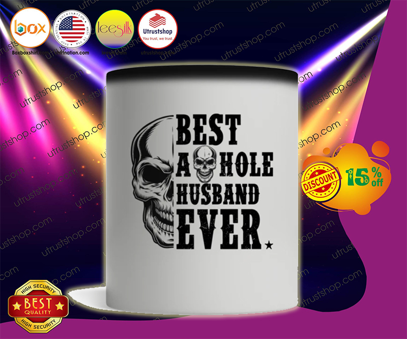 Skull best a hole husband ever mug 3