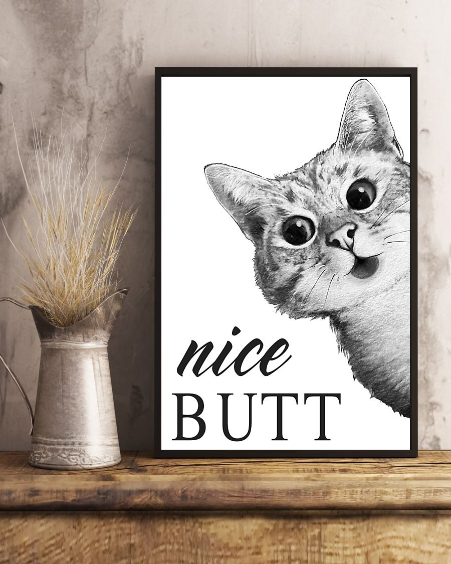 Cat nice butt poster 9