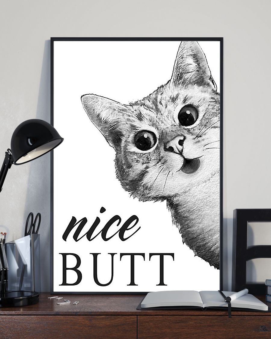 Cat nice butt poster 7