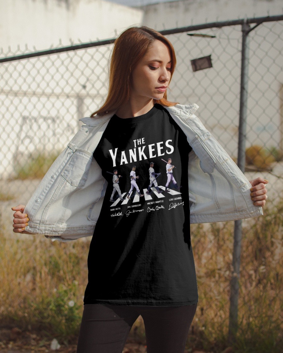 The Yankees abbey road shirt