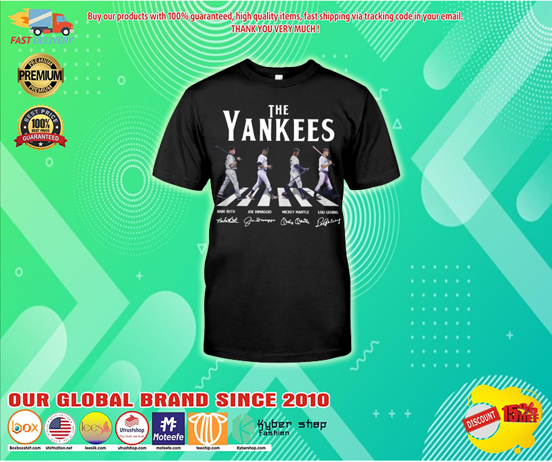 The Yankees abbey road shirt