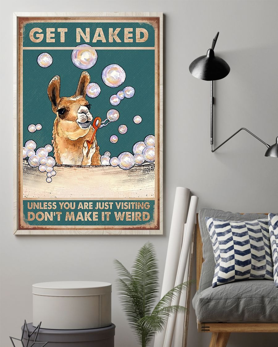 Camel get naked unless you are just visiting don't make it weird poster