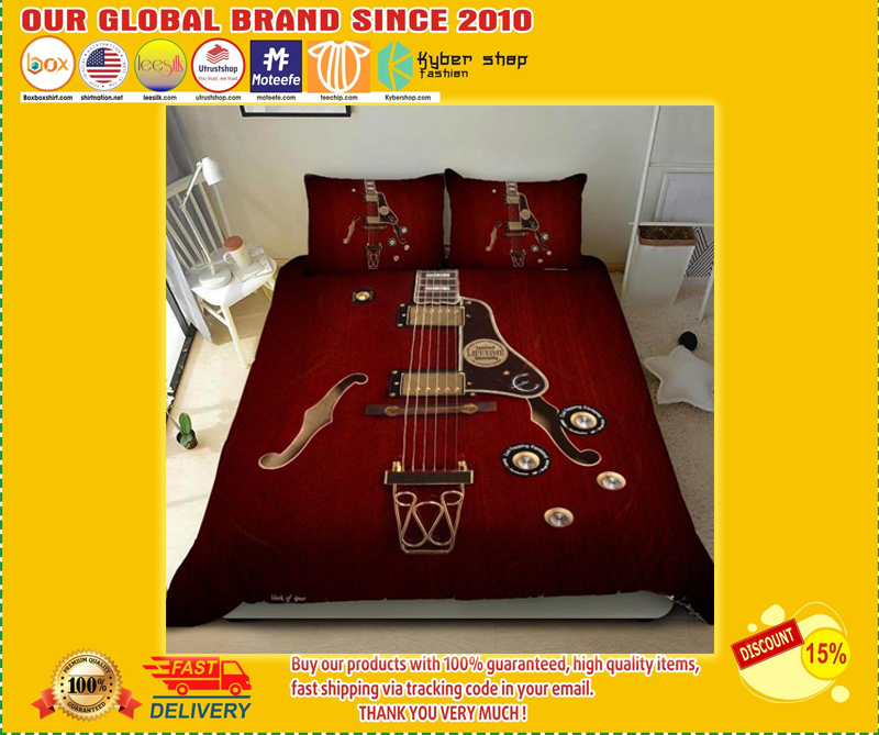 Electric guitar bedding set 3