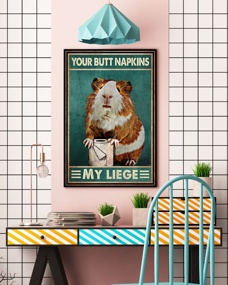 Hamster your butt napkins my leige poster
