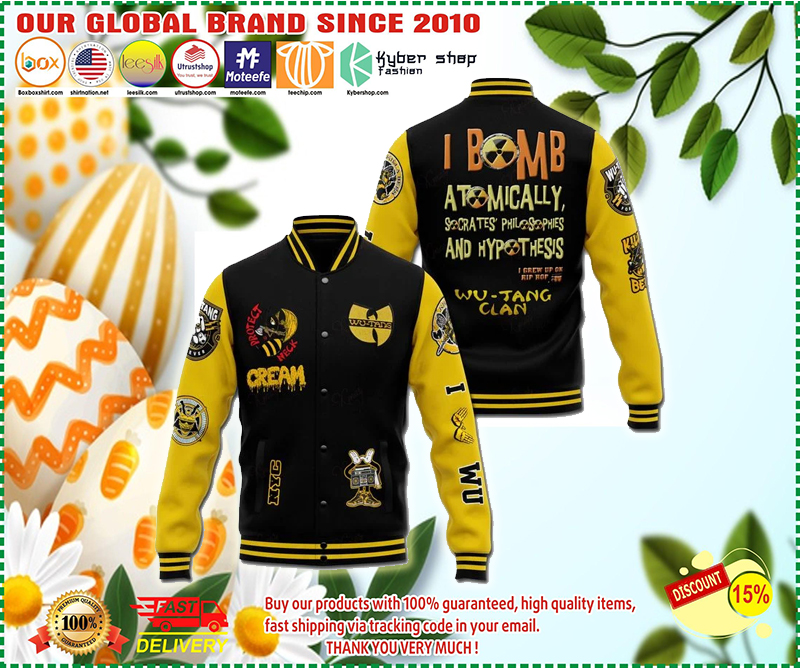 I bomb atomically Wutang Clan 3D hoodie jacket 4