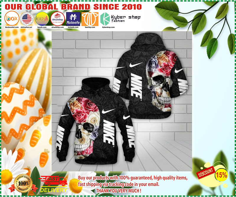 Punisher skull Nike 3d hoodie 4