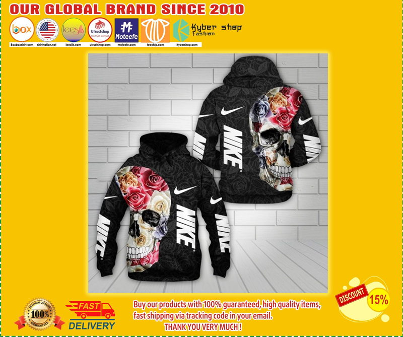 Punisher skull Nike 3d hoodie 2
