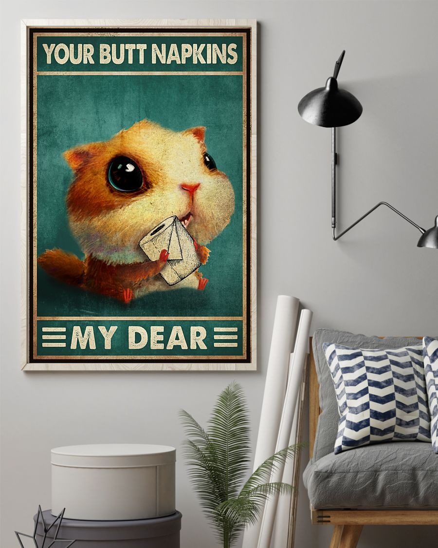 Squirrel your butt napkins my dear poster